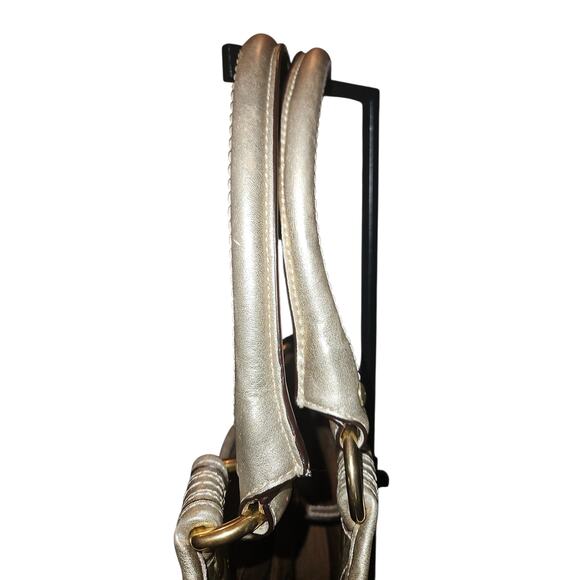 COACH Bleeker Natural Straw Tote Bag Leather Flower & Straps Woven F13373 - Picture 12 of 14